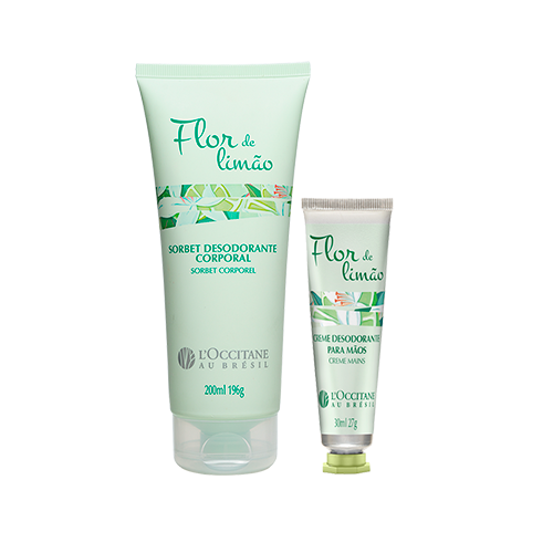 Rotina Hidratação Flor de Limão: Sorbet e Creme